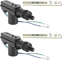 Sandfren 2PCS 12V 2-Wire Power Door Lock Actuators - Heavy Duty Universal Kit for SUV Sedan Trucks Easy Install