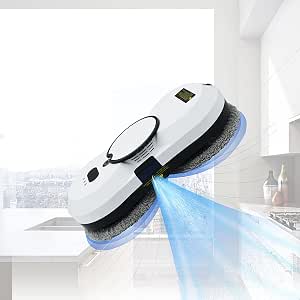 Les - Robot Lave Vitres 2026 Version Améliorée, Puissance d'Aspiration 6000 Pa Double Buse, 3 Modes de Nettoyage, Planification de Trajet à 136.99€  #amazon #affilié #bonplan #cleaning #menage #Tech