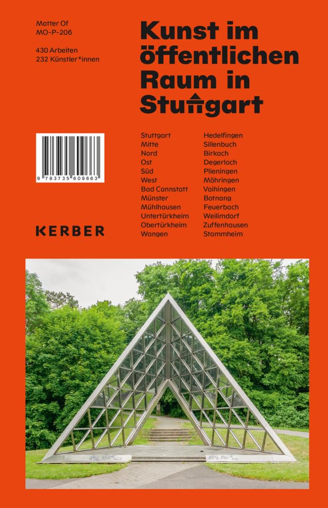 Kunst im öffentlichen Raum in Stuttgart l'ouvrage d'art premium sur l'urbanisme allemand