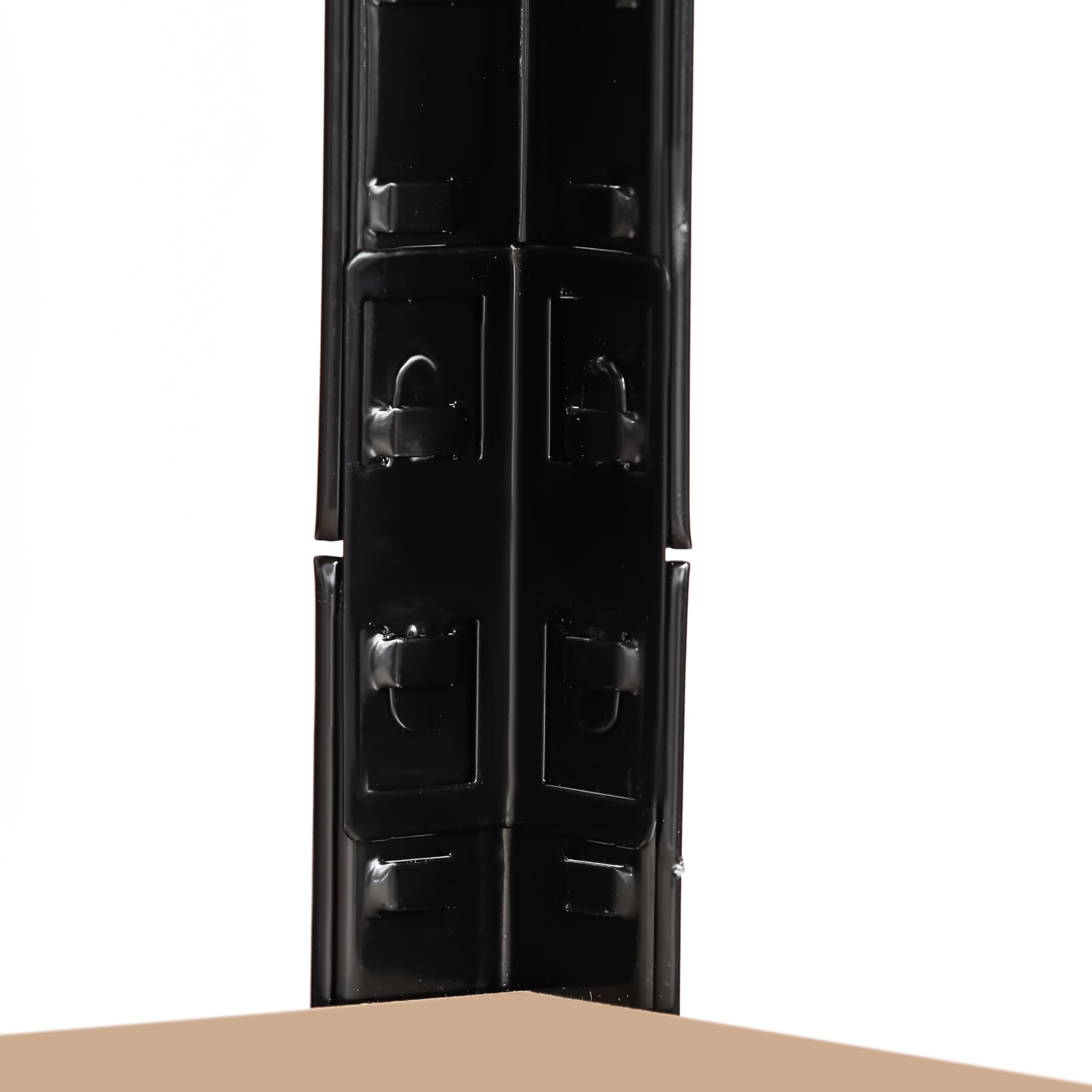 SCHULTE Regalwelt Schwerlastregal mit 4 MDF-Böden, 180x150x50 cm (HxBxT), 150 Kg Traglast pro Boden, schwarz