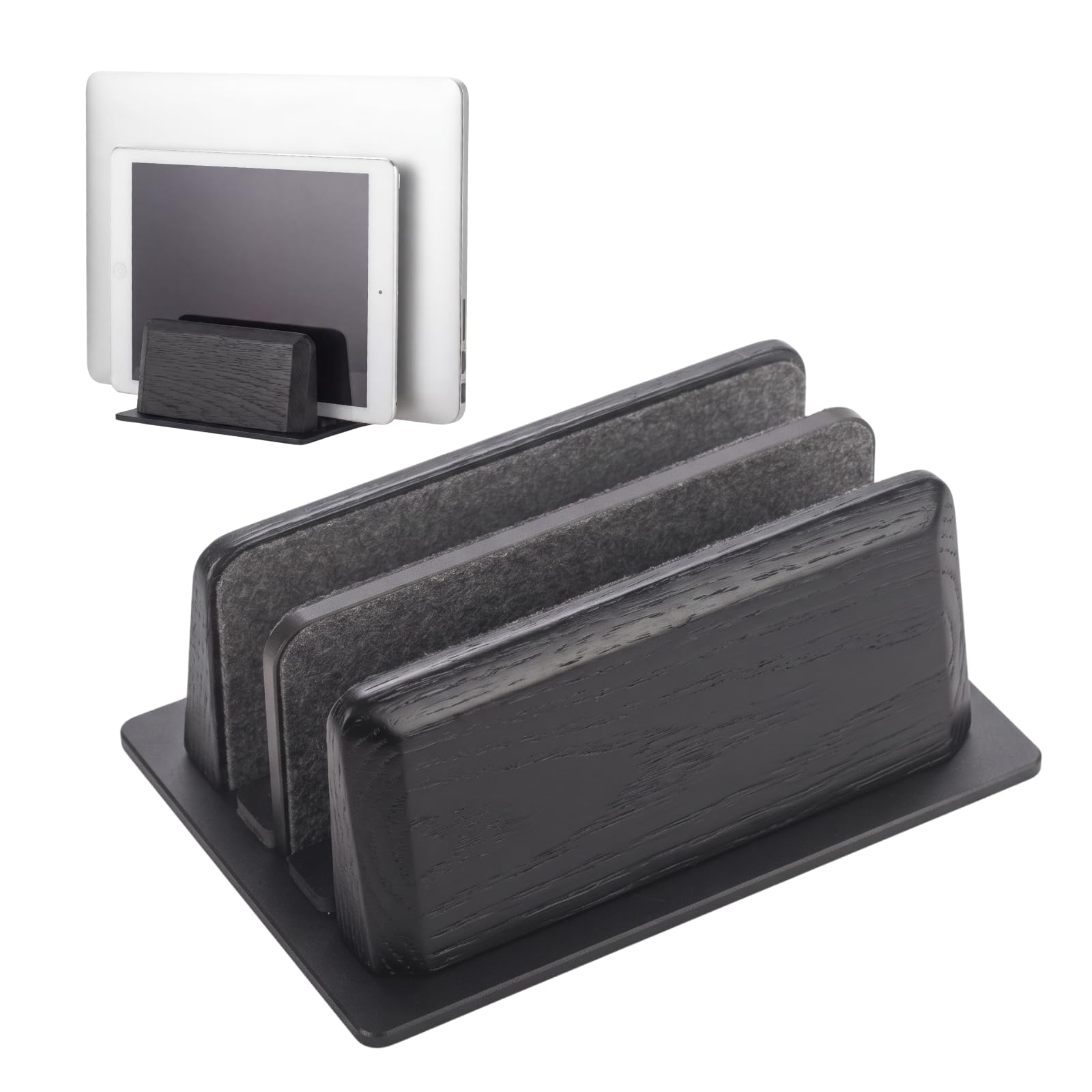Vandroop Supporto verticale per computer portatile con doppio slot da 1,60