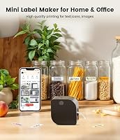 Phomemo P12 Mini Bluetooth címkenyomtató szett 3 tekerccsel, öntapadós termékek, iOS Android 3
