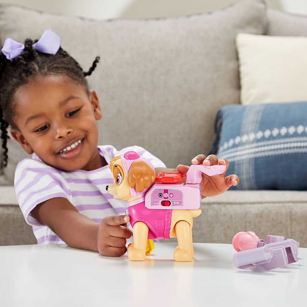 VTech Pat' Patrouille Stella Interactive Mission Sauvetage Figurine 16 cm Chien Interactif Jouet Paw Patrol Cadeau Enfant 3-7 Ans Français