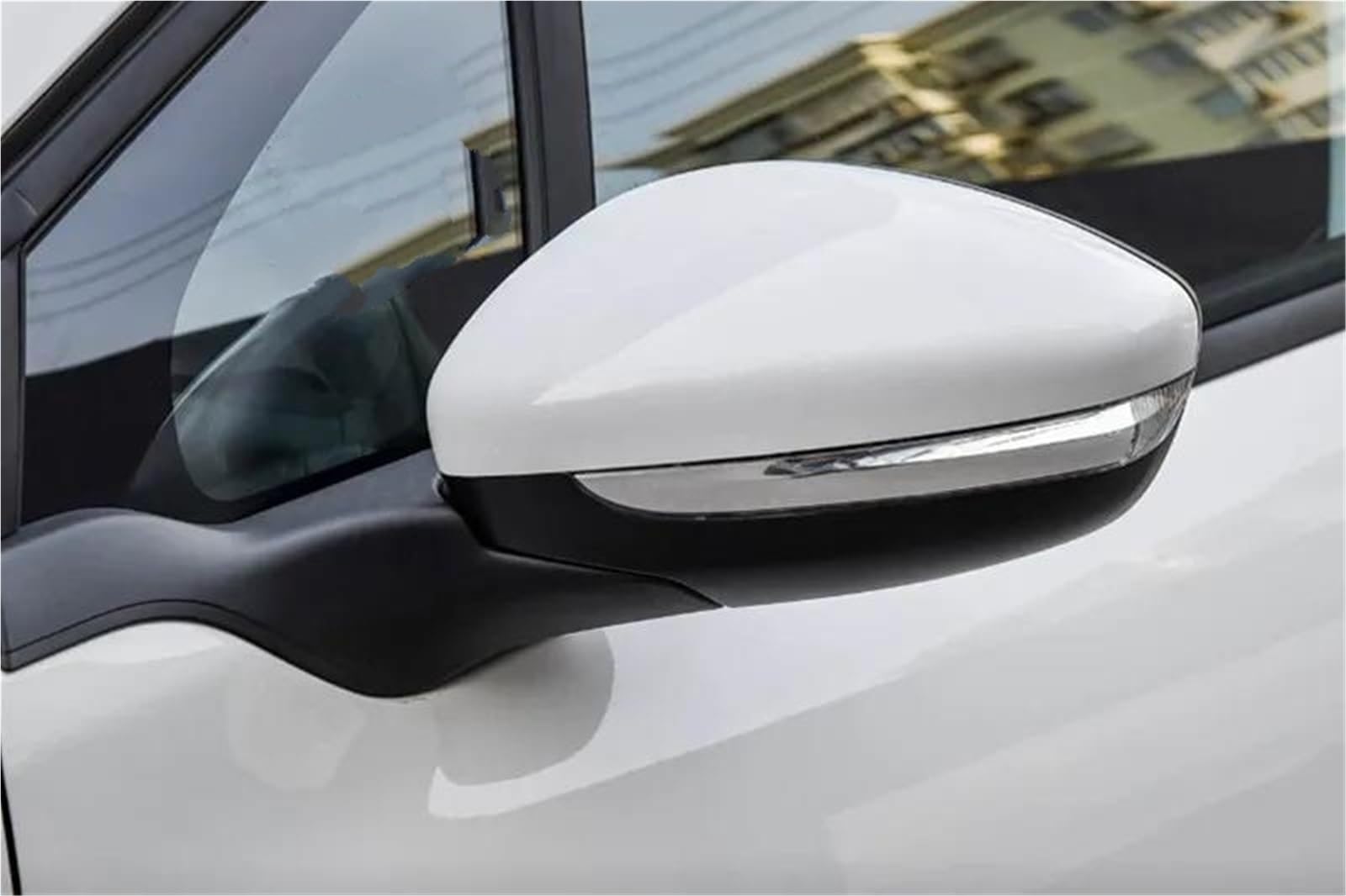 Specchietto Retrovisore Meccanico Per Peugeot 2008 2014 2015 2016 2017 2018 Auto Specchio Retrovisore Esterno Manuale Pieghevole Retromarcia Montaggio(White-Left)