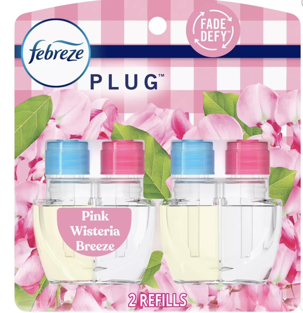 febreze pink wisteria plugin oil 1 75 fl ounce