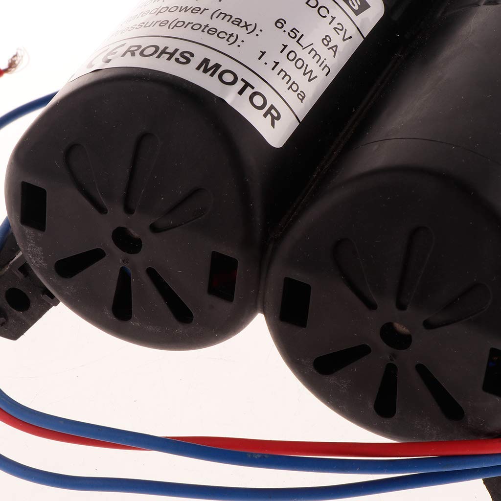 Spray Pulvérisateur à Haute Pression Silencieuse Pompe à Diaphragme Miniature/Pompe Pression d'eau (Smart-100w-noir)