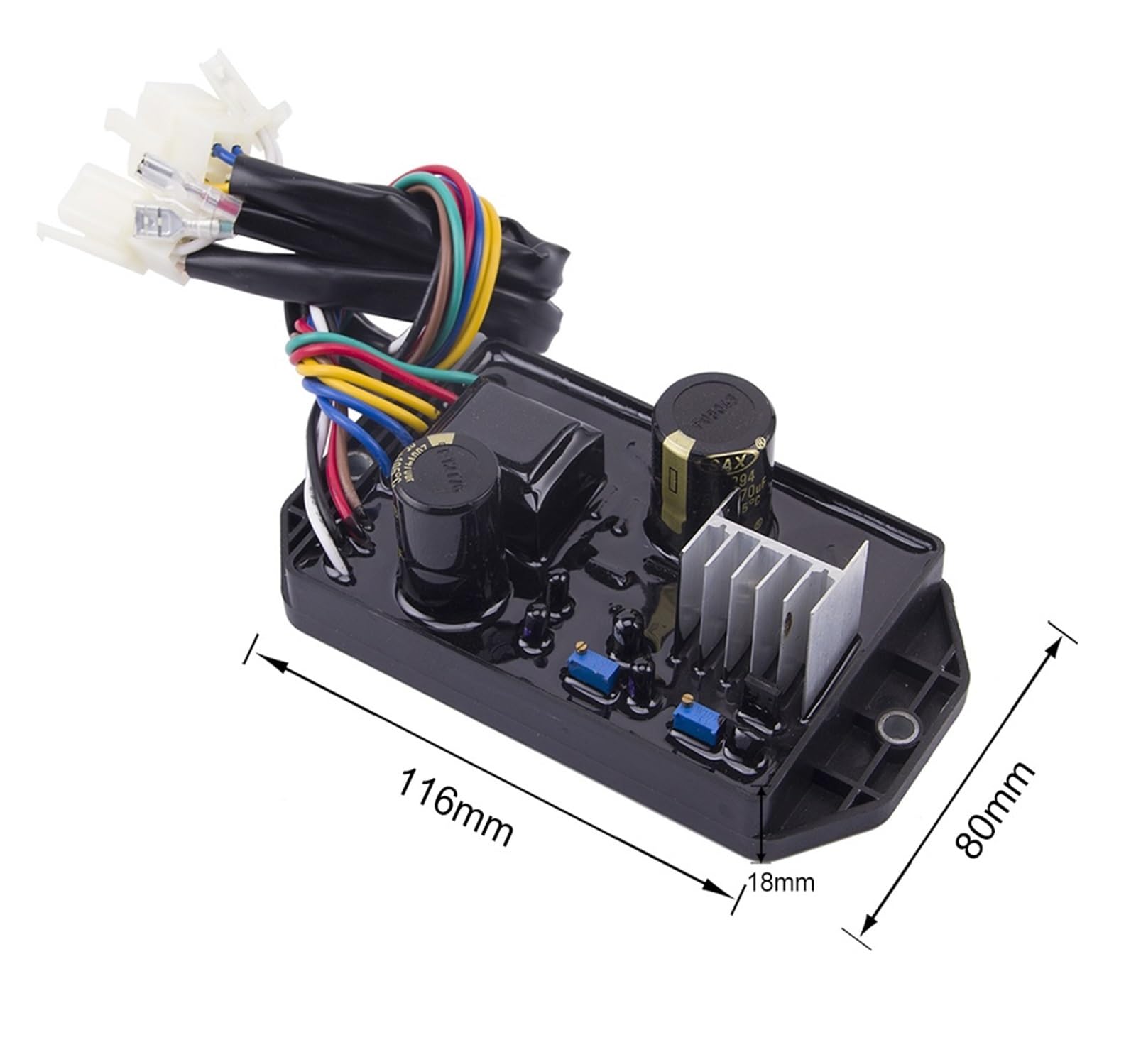 Generador de máquina de Soldadura monofásico, 5KW, KTW-K, Compatible con AVR, estabilizador de Voltaje automático, Accesorios de generador diésel(KTW-K)
