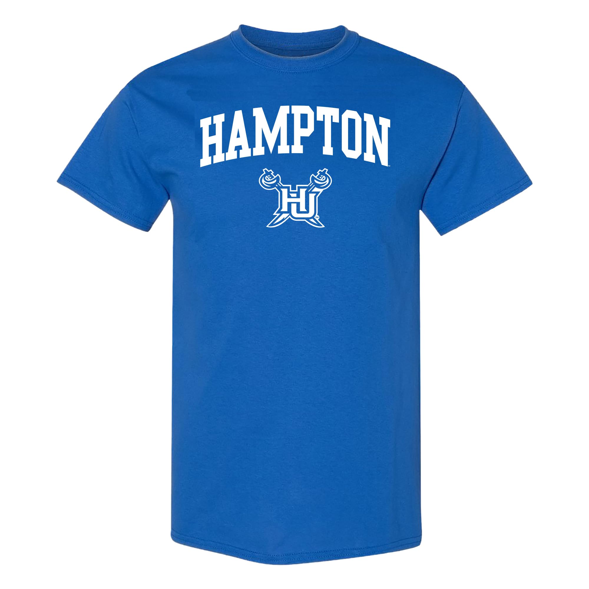 NCAA Arch Logo - NCAA Sports Team Color T Shirt, Hampton Pirates Royal, S โ image 1