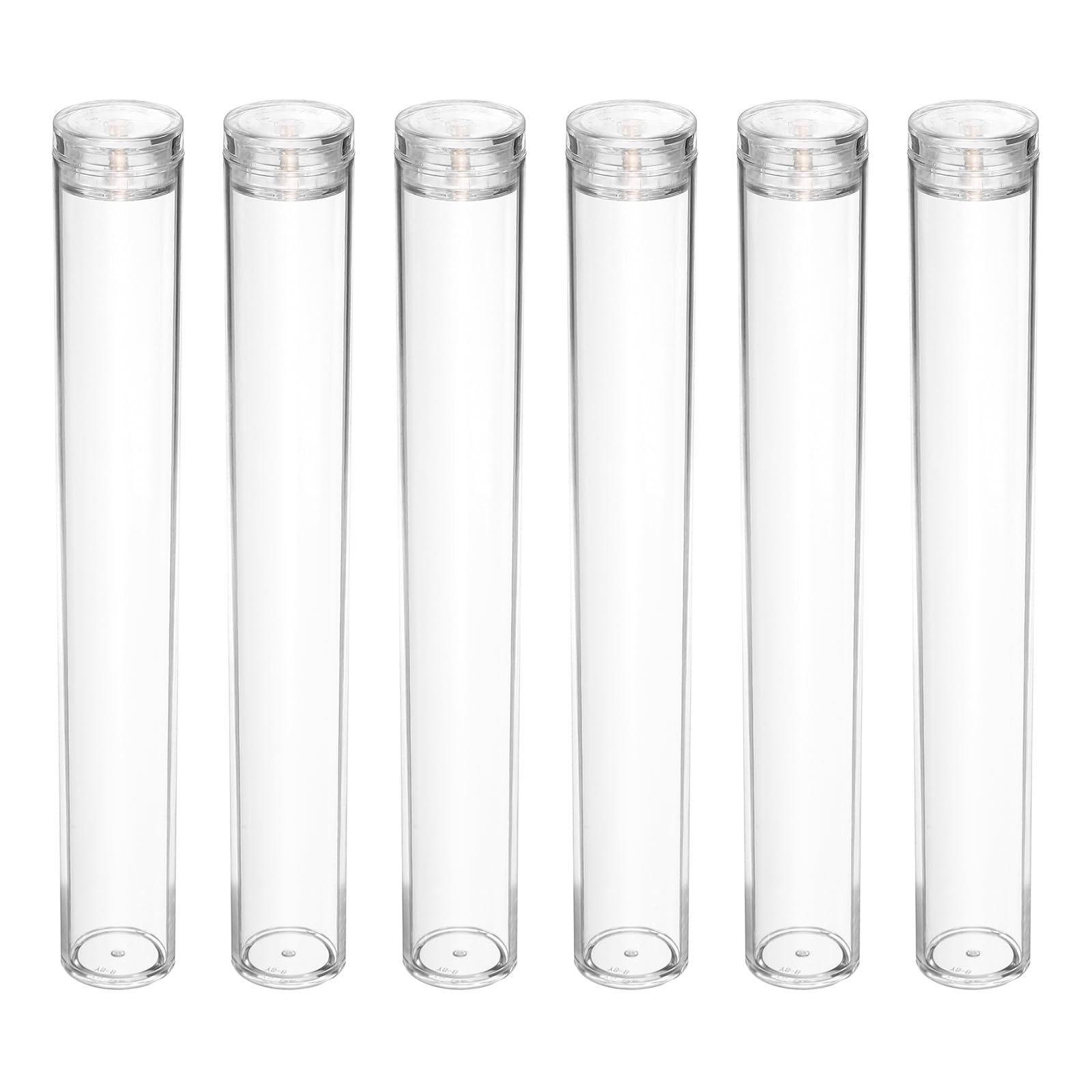 Tube d'encens en acrylique transparent pour relaxation et yoga lot de 6