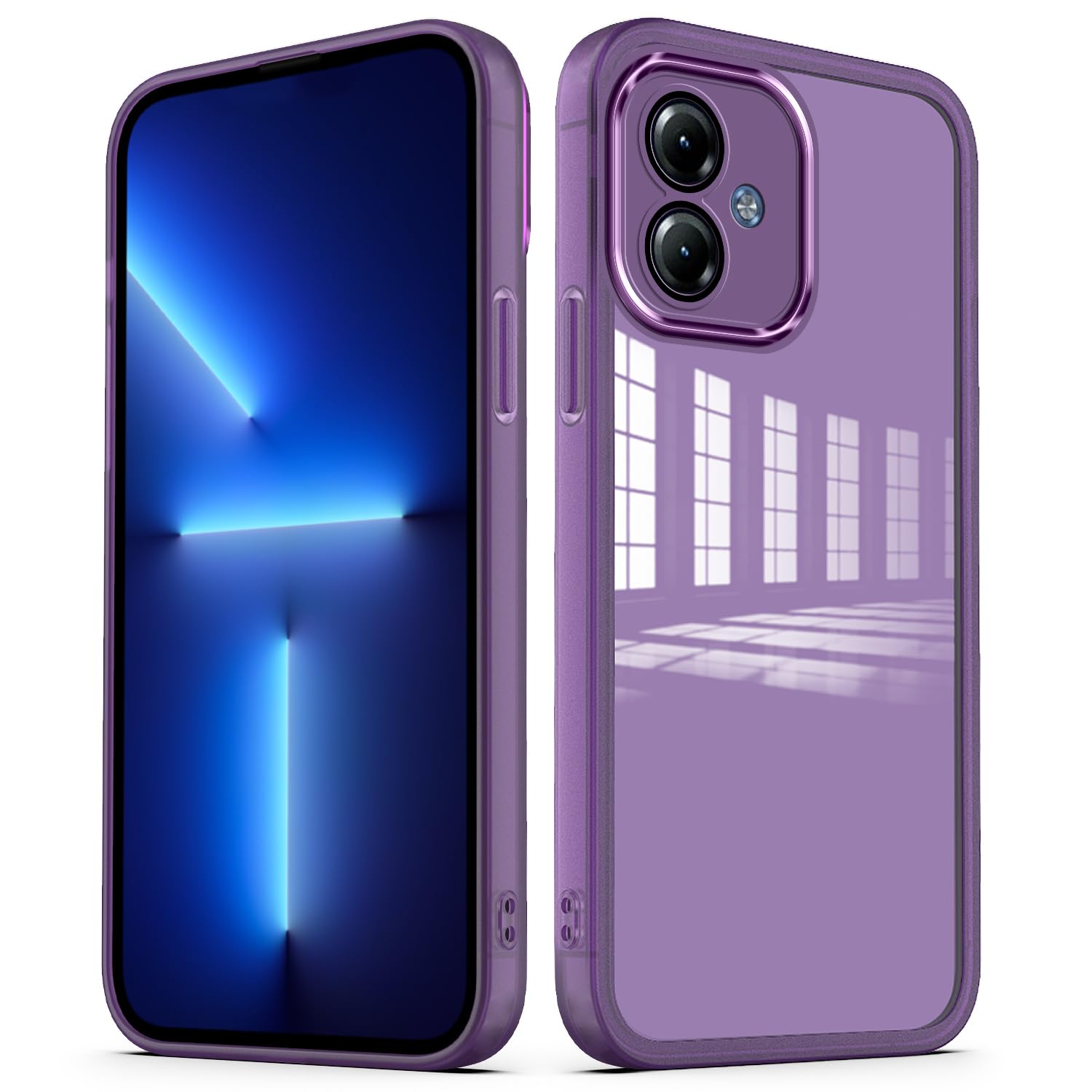 Custodia Trasparente Antiurto Per Motorola Moto Edge 50 Fusion – TPU Morbido Con Bordi Rialzati - 2