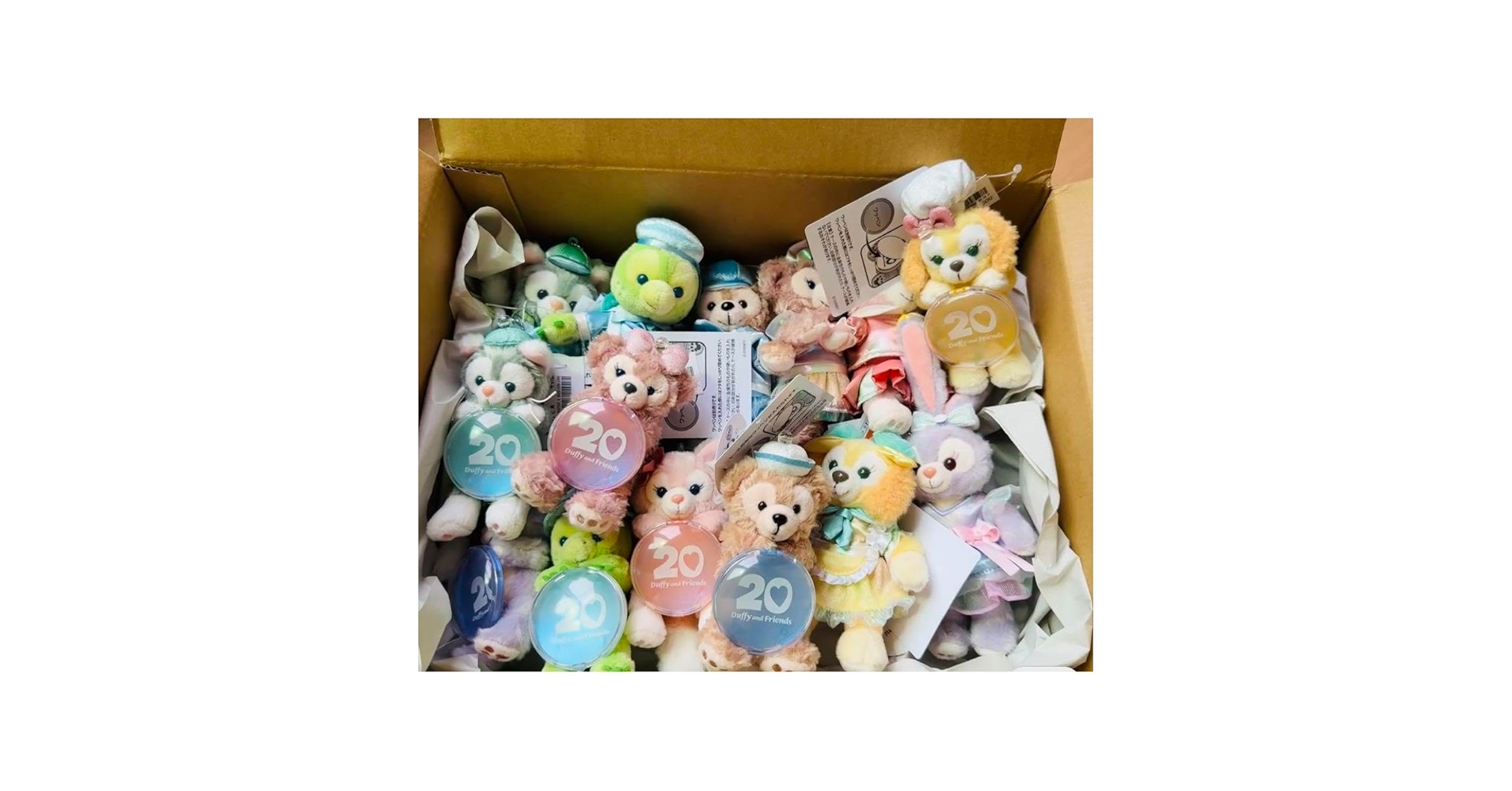 ぬいぐるみバッジ、ワッペンバッジセット ダッフィー - ダッフィー ワッペンバッジセットの通販 by モティ