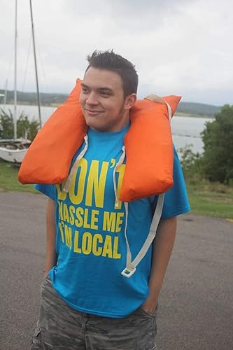 Miniatura 4 de What about Bob Don't Hassle Me I'm Local scale Recreation tshirt men's unisex blue yellow tee