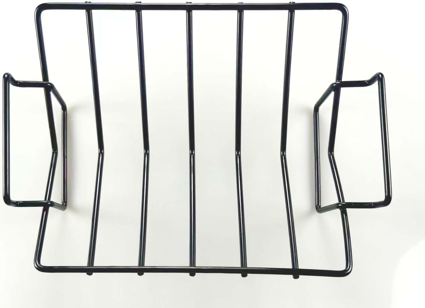 VBOYL V-Rack for Roasting Turkey, Poultry and for Smoking/Grilling โ Flexible BBQ Rib Rack for Big Green Egg โ Easy to Clean, Non-toxic, Dishwasher Safe โ 34.8 x 25.4 x 11.9 cm