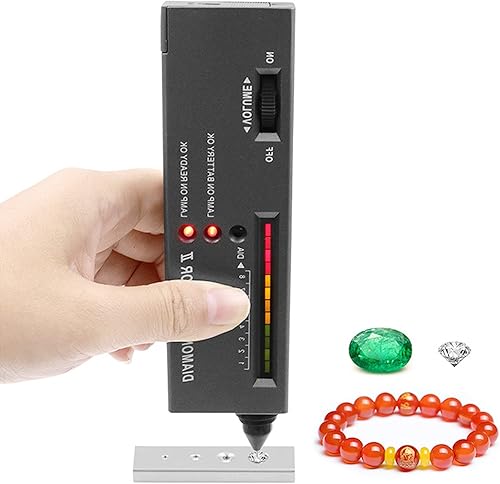 Miniatura 6 de Medidor de conductividad térmica portátil Pluma de taladro Detector de gemas de diamante de alta precisión Probador de diamantes Probador de joyas