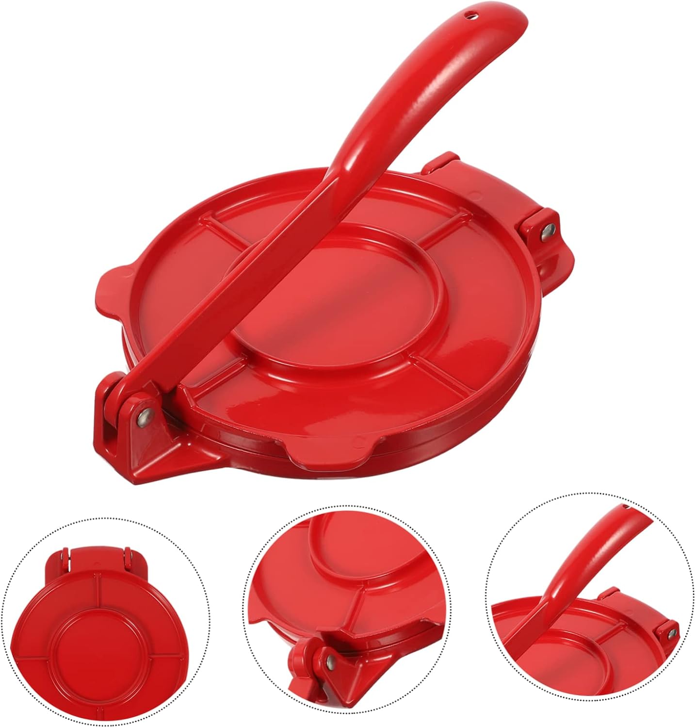 Zerodeko Electric Tortilla Maker Press Flour Tortilla Maker Dough Presser Nonstick Surface Easy to Clean Dishwasher Safe