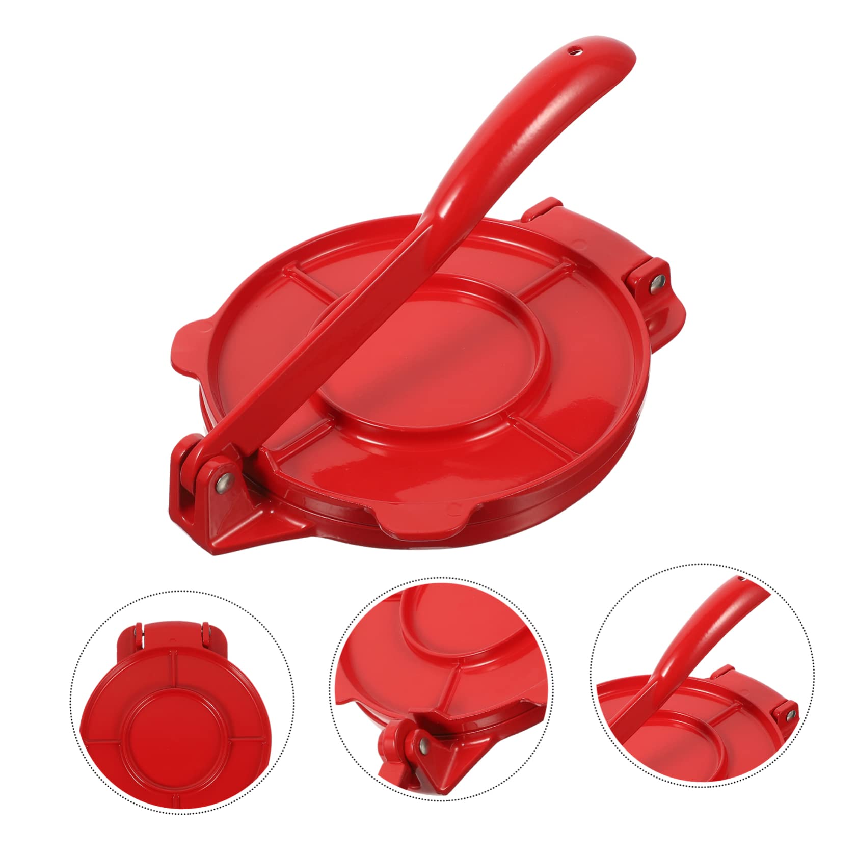 Zerodeko Large Tortilla Press Pizza Press Maker Aluminum Dough Pressing Machine Maker