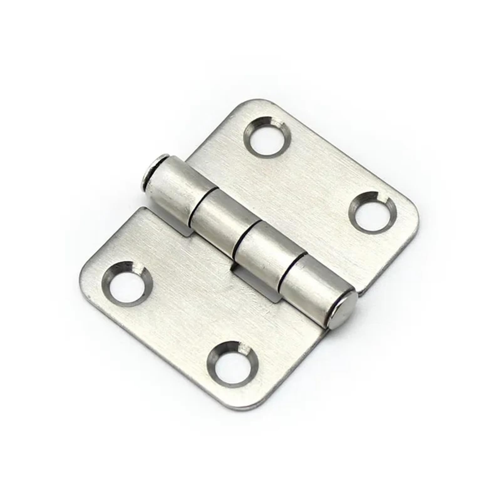 Rmwkrmogrf 304 Polishing Stainless Steel Hinge Distribution Box And Electrical Cabinet Door Load-Bearing Foldable 1Pcs(304 Polishing)