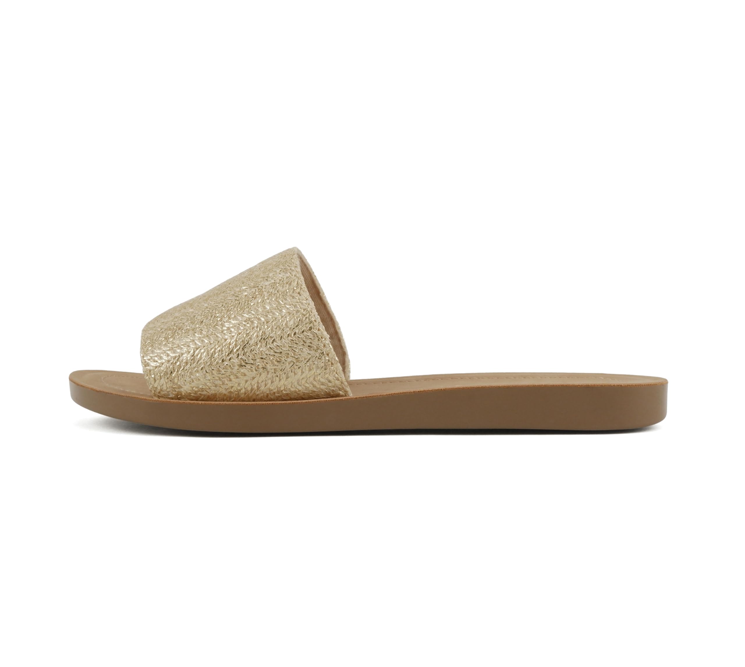 Soda Shoes Efron-S Women Flip Flops Basic Plain Slippers Slip On Sandals Slides Casual Peep Toe Beach