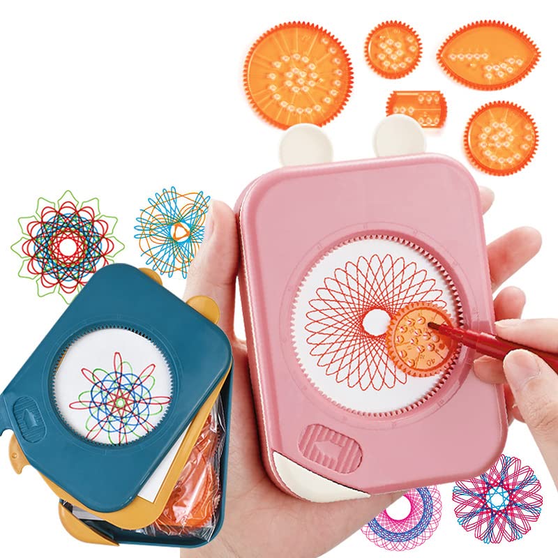 THE WHITE SHOP The Classic Way to Make Countless Amazing Designs — Travel Art Activity On The Go! — for Ages 5+