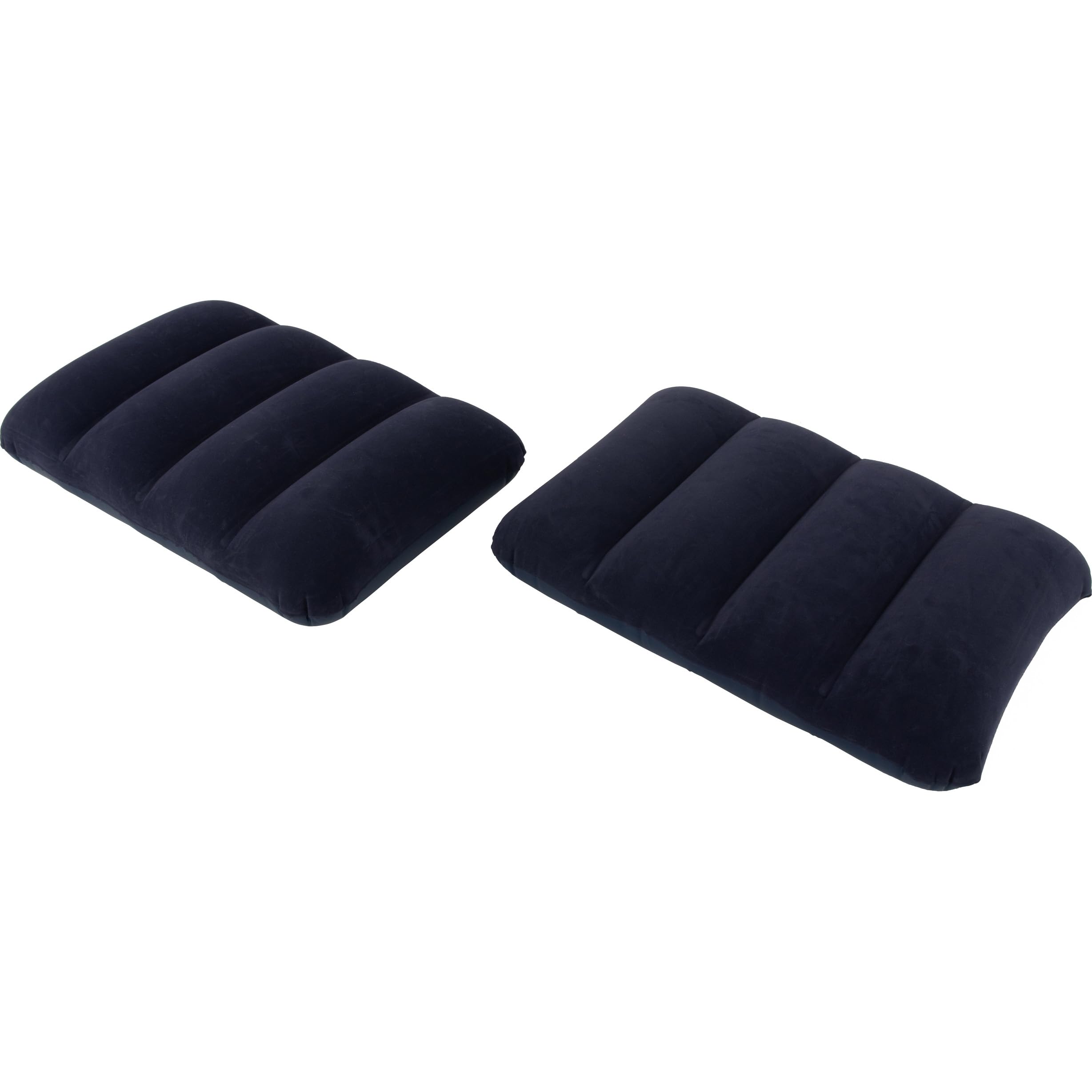 AVENLI Materasso gonfiabile Queen-Size 203x152x22 cm, 2 persone, Coil-Beam, con pompa e 2 cuscini, fino a 300 kg, blu, campeggio letto ospiti outdoor – materasso gonfiabile per 2 persone