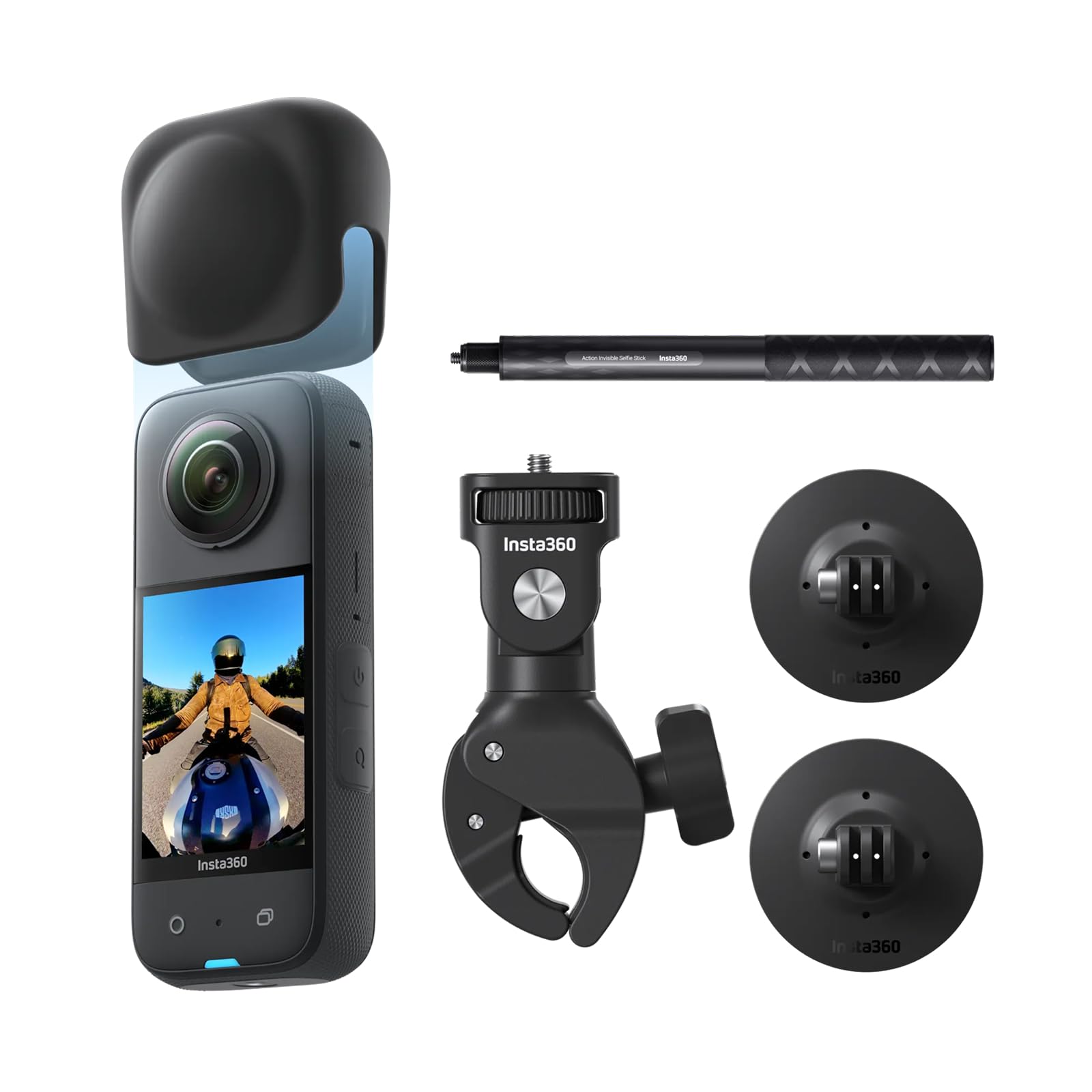 Amazon.com : Insta360 X3 Motorcycle Bundle - Waterproof 360 Camera
