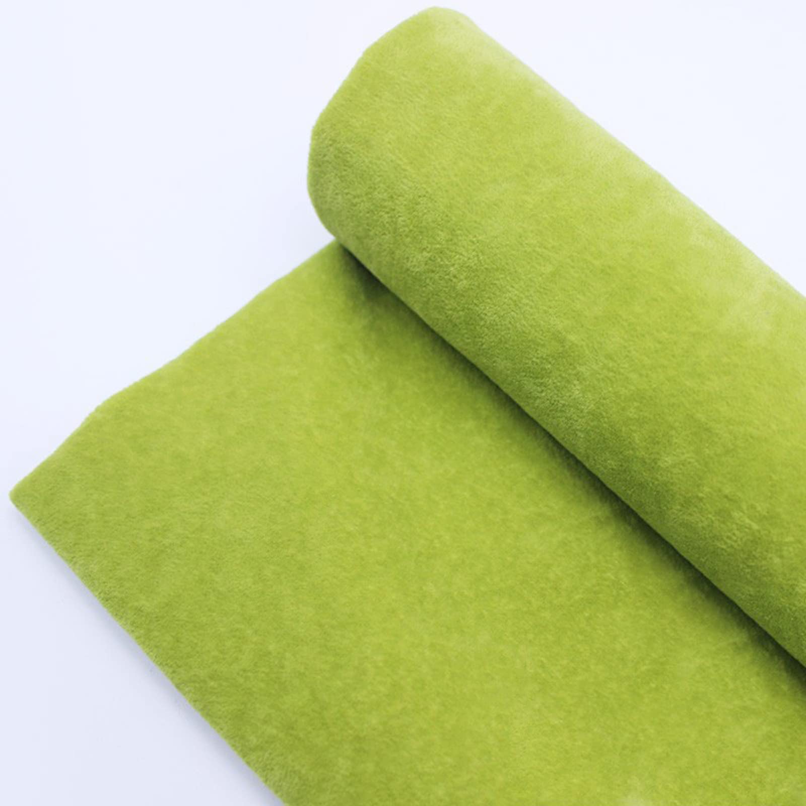 Tissu en velours adhésif vert de 145 cm x 2m pour la doublure de tiroirs et de boîtes à bijoux DIY