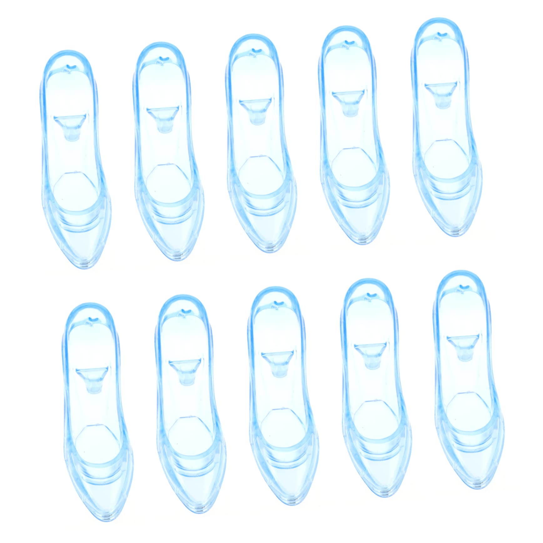 GLSTOY 12pcs High Heel Decorative Shoes Crystal Miniature Shoes Crafts for Decorative Desktop Home Decor