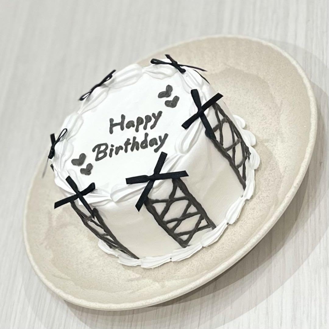 Amazon.co.jp: 編み上げリボン * クレイケーキ バースデーケーキ