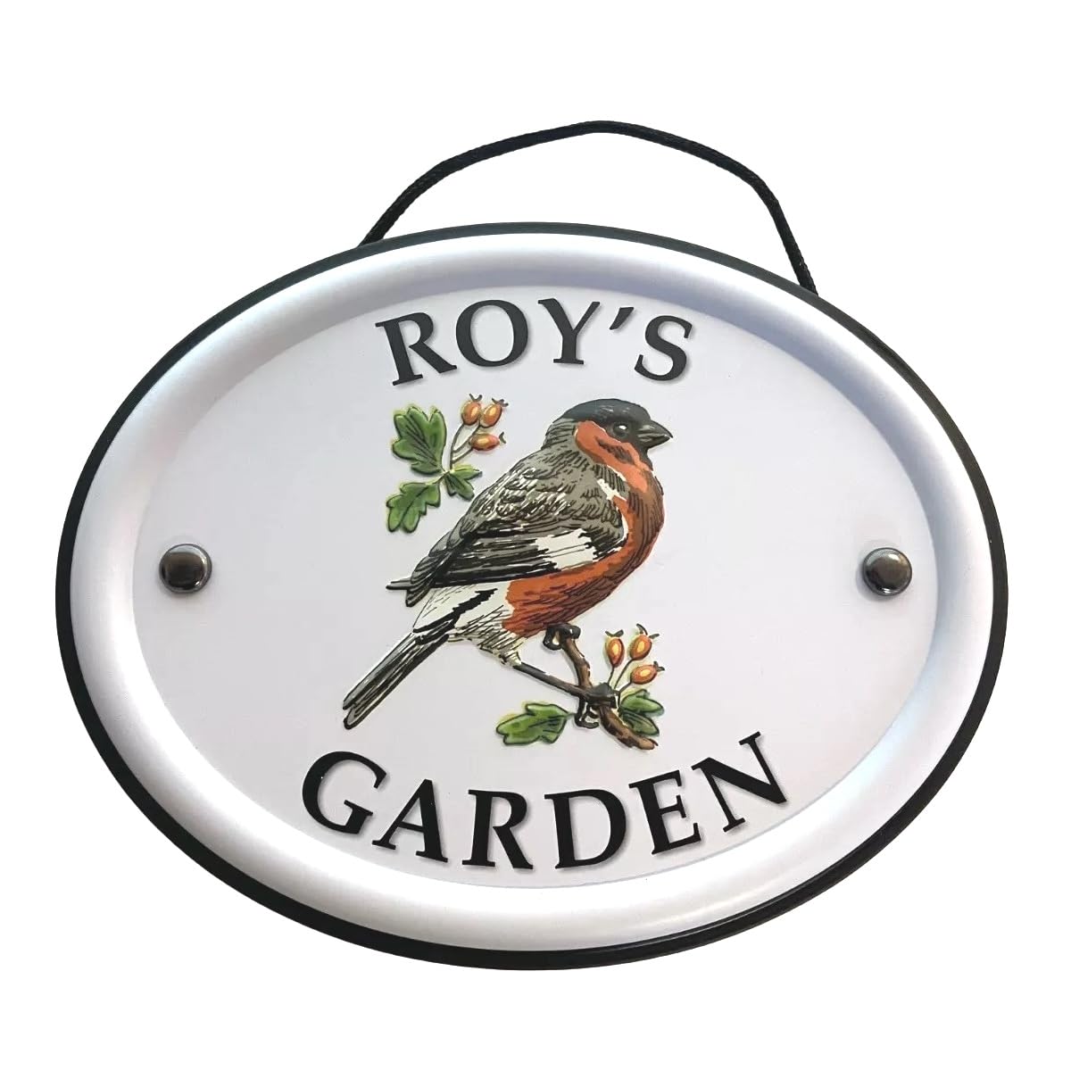 Panneau de jardin personnalisé en métal à suspendre idée cadeau maison