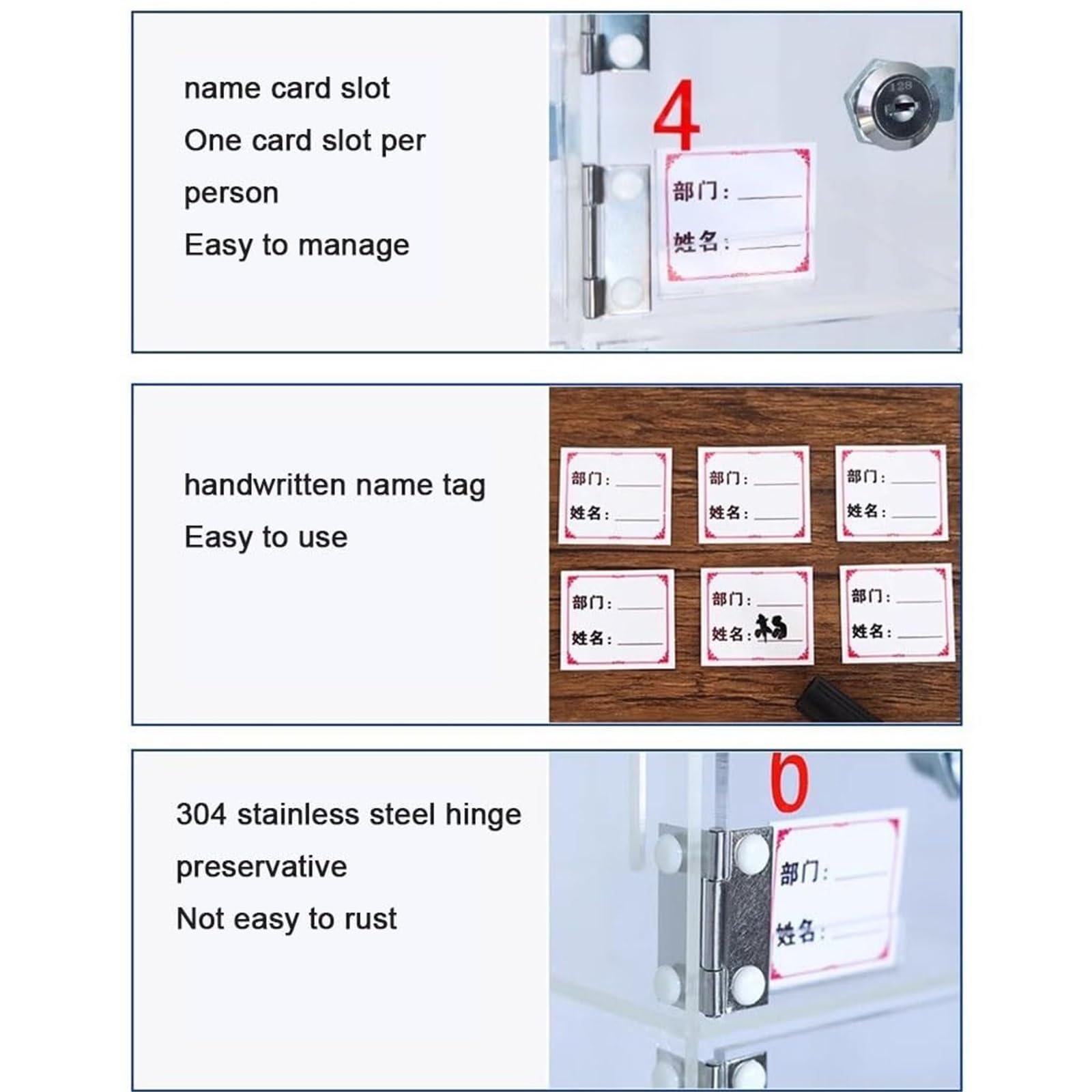 Porta telefono trasparente con 20 scomparti, perfetto per scuola, aula e l'ufficio, contenitore trasparente da scrivania per forniture e accessori, ideale per insegnanti e studenti