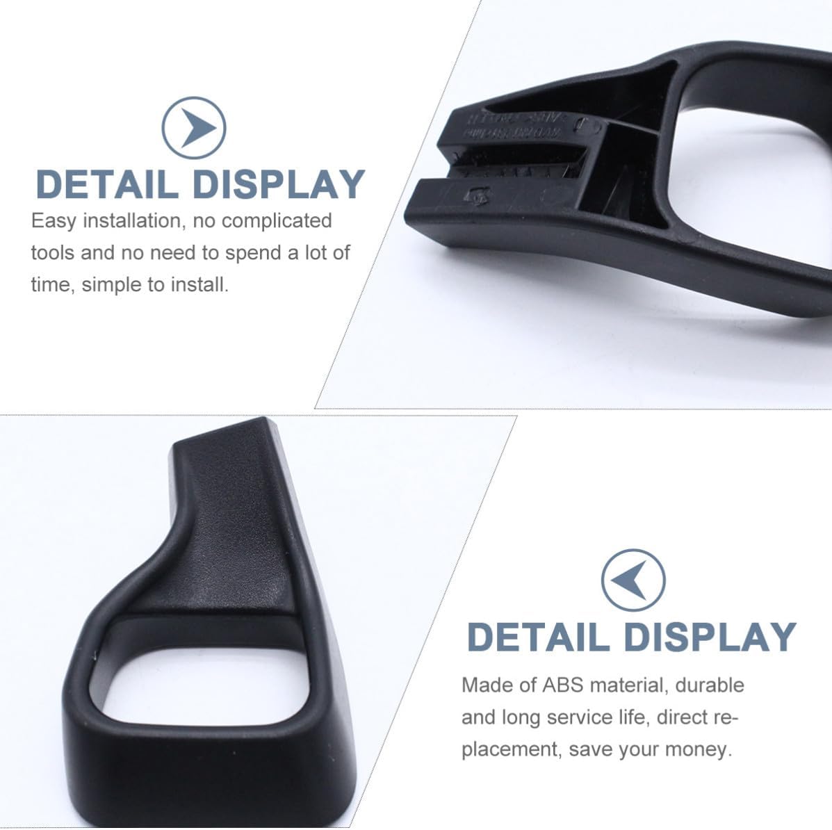 DOITOOL Professional Black Abs Car Seat Adjustment Handle Lever for Auto Seat Recliner Sturdy Direct Replacement Tool