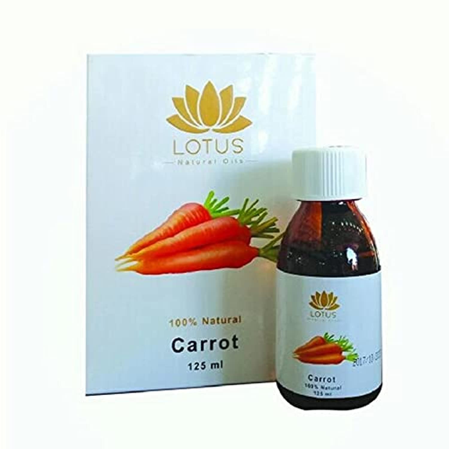 Lotus Carrot Natural Oil For Skin, 125Ml