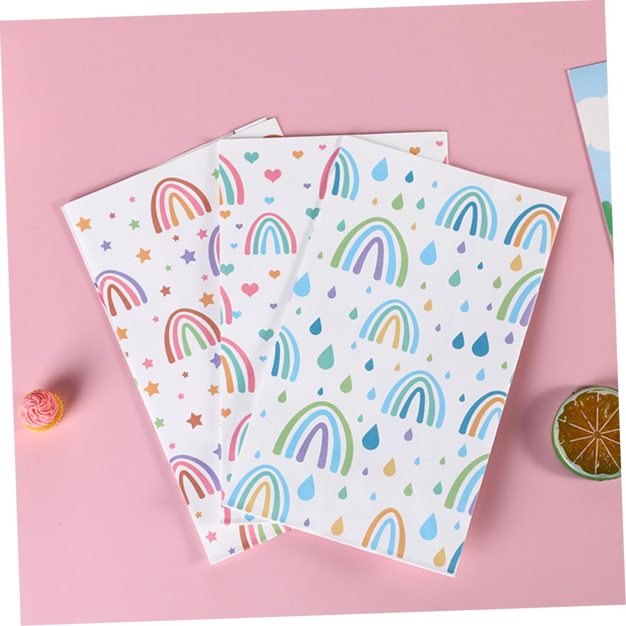 CALLARON 4 Sätze Quadratbeutel Versiegelbar Hochzeit Party -papiertüten Aufbewahrungstasche Partytaschen Geschenktüte Aus Papier Aufbewahrungsbeutel Aus Papier 30 Stück * 4