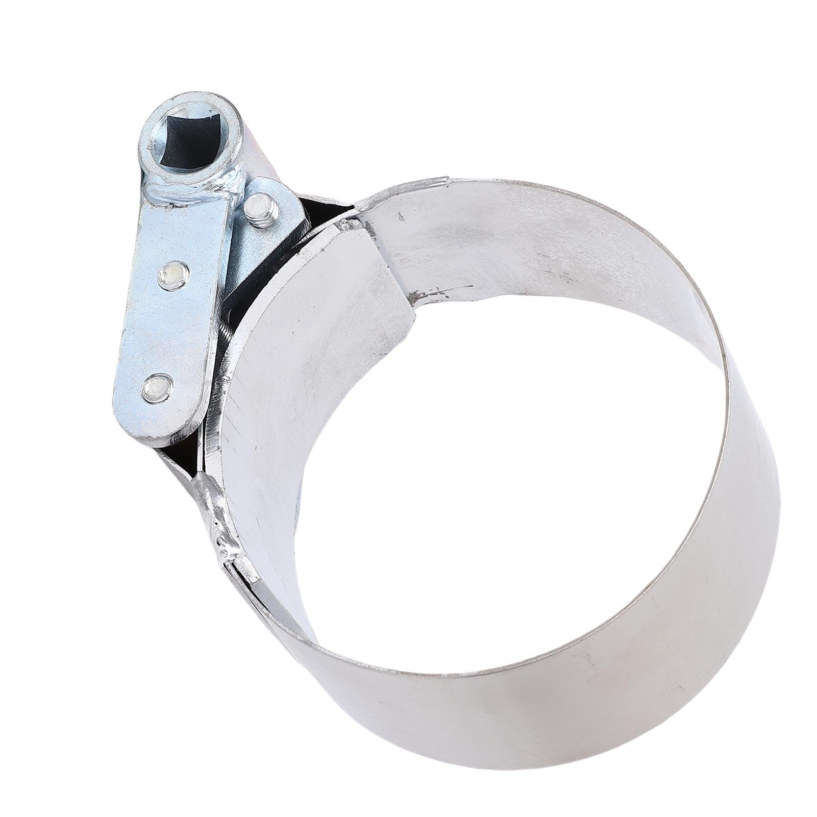 Ausla Chiave per Filtro Olio di Grandi Dimensioni per Camion Essiccatore D'aria, Chiave per Filtro a Cricchetto, Strumento di Rimozione del Filtro Olio per Auto Regolabile 3-3/4 a