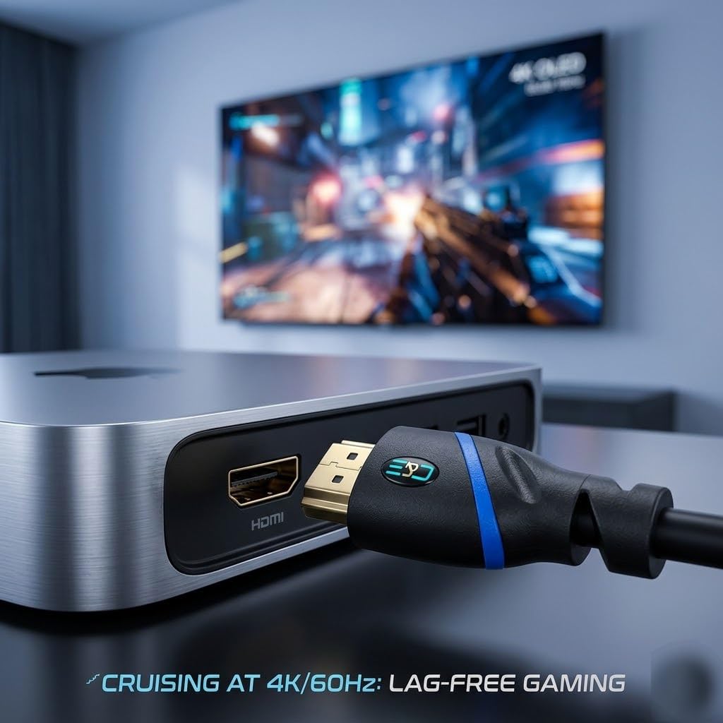 C & e CNE521916 cavo di prolunga HDMI alta velocità maschio, femmina, 50 ', confezione da 4