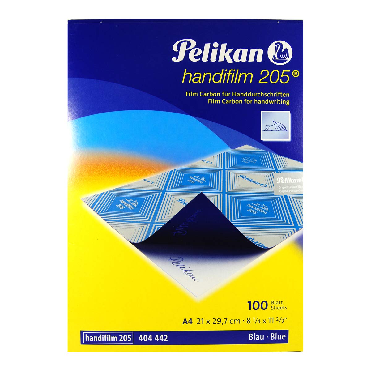 Carta Carbone Pelikan Plenticopy 200H - Confezione Da 10 Fogli A4, Blu - Foto 3