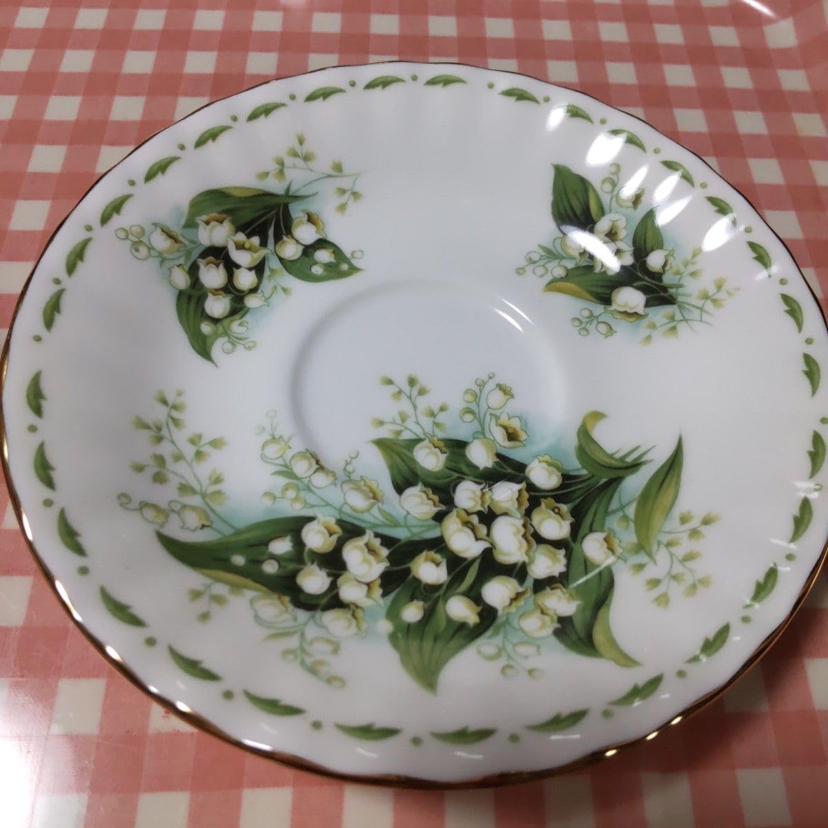 Amazon.co.jp: Royal Albert カップ&ソーサー 1客 May 5月 すずらん 廃 