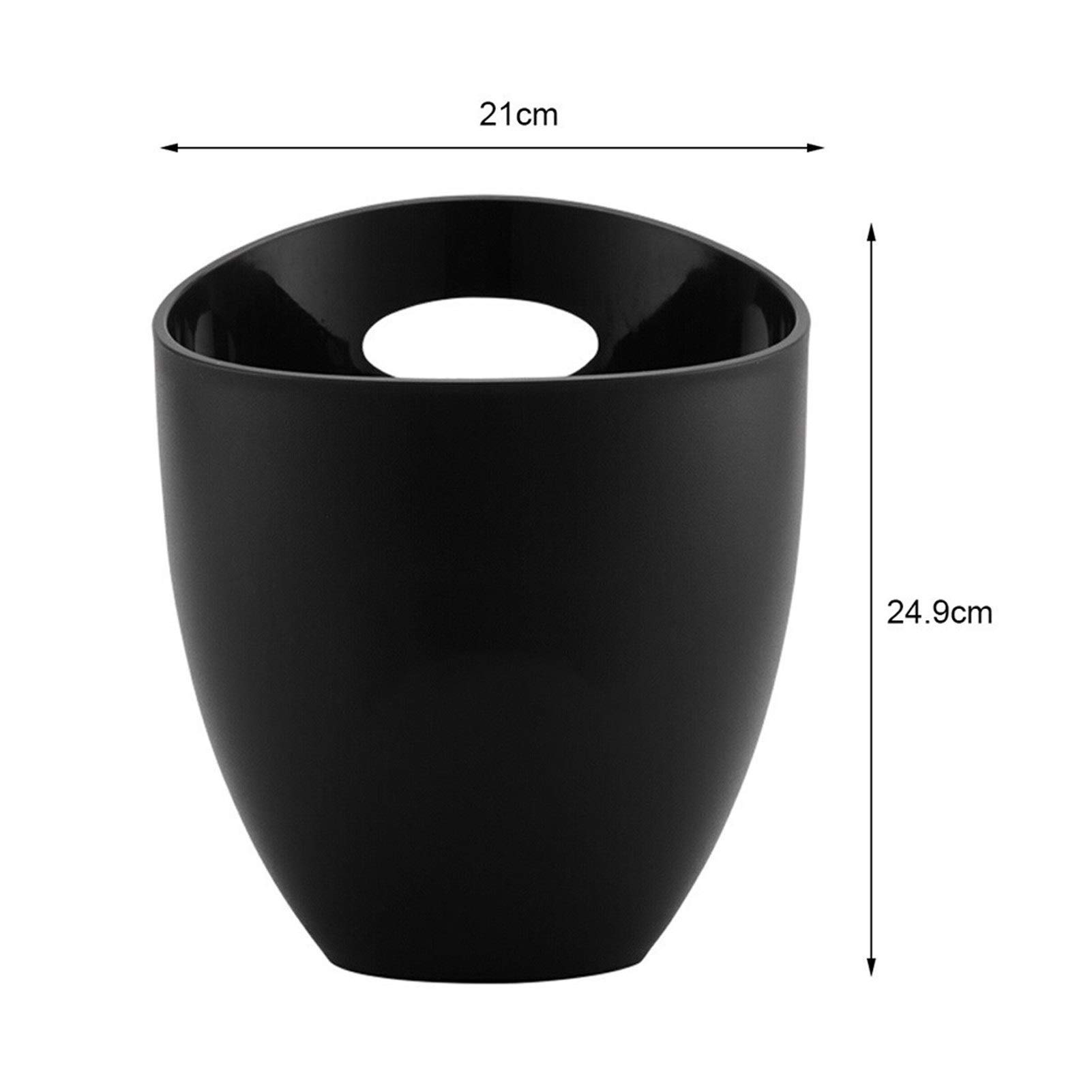 Eiswürfelbehälter/Eiseimer Modefarben-Harz-Eiskübel Champagner Fass Weinfass Durable Familie Bar Weinfass (3.6L) Isolierter Eisbehälter