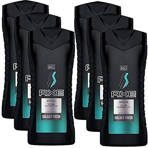 Axe Gel de baño para hombres, Apolo, 13.5 fl oz 6 unidades
