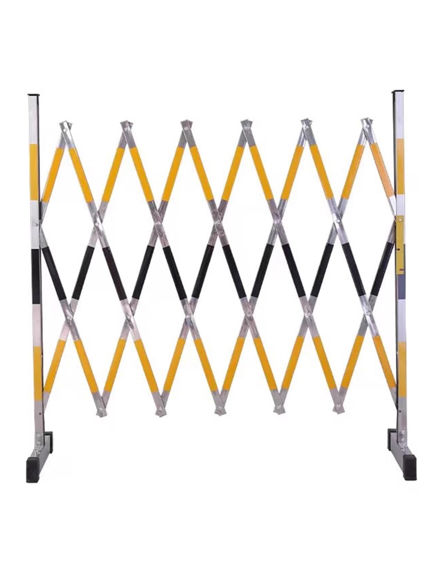 GDMDPTE Expandable Safety Barrier, Retractable Fence Guardrail for Traffic Control and Crowd Management