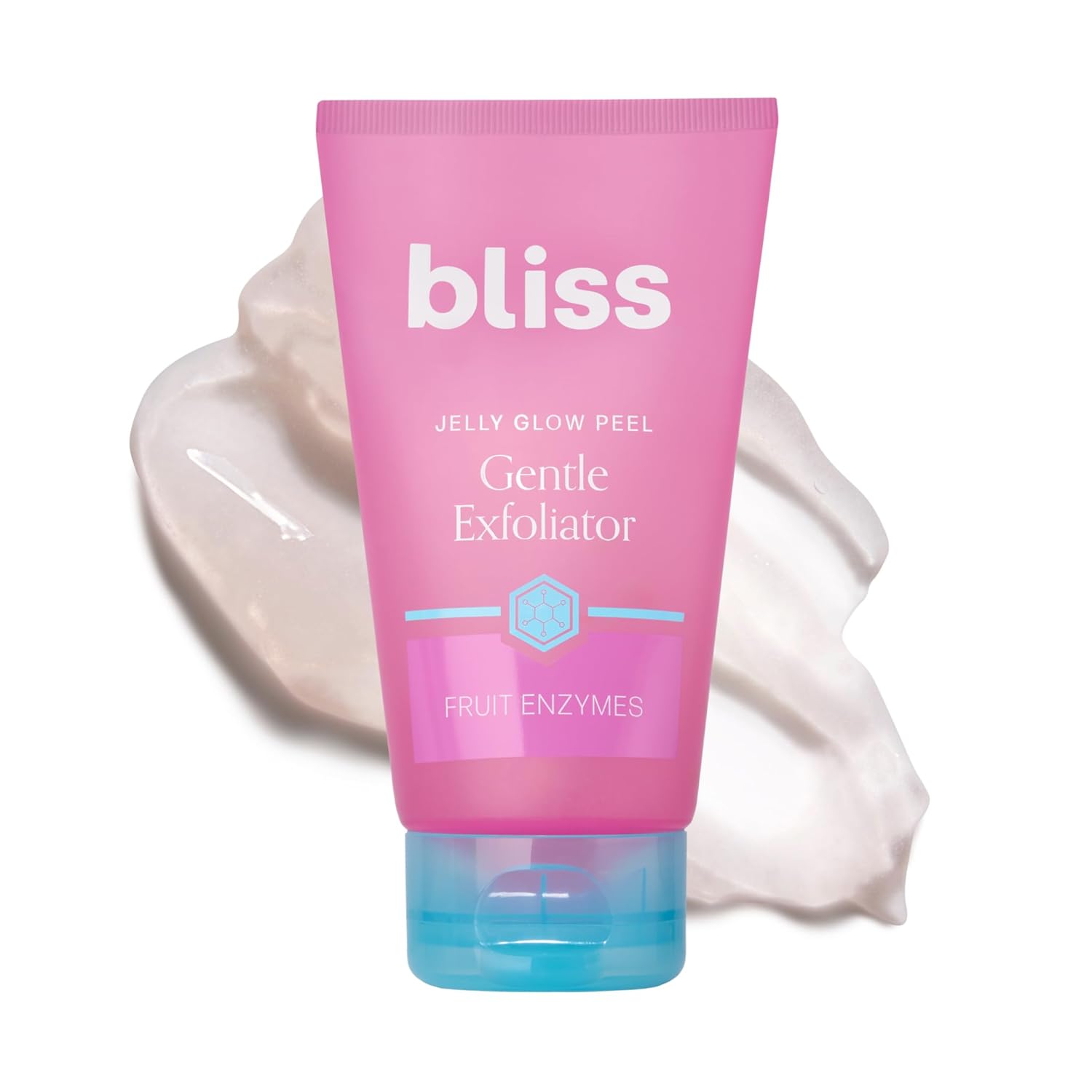 Bliss Jelly Glow Peel™ Gentle Non-Abrasive Cleanser and Exfoliator With Fruit Enzymes – 4 Oz – Nourishes and Hydrates Skin – Clean – Vegan & Cruelty Free