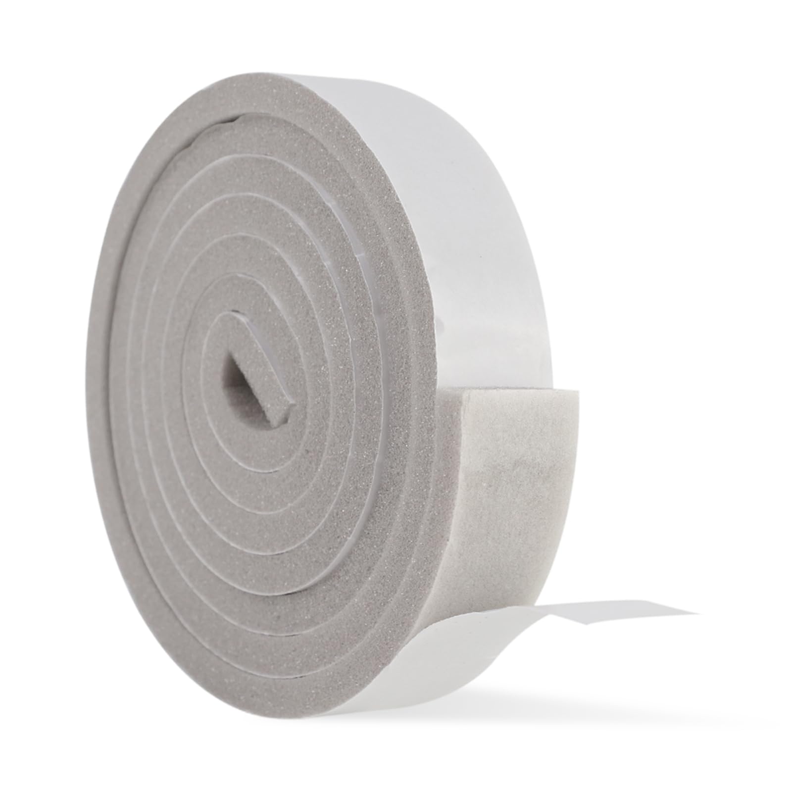 Striscia di Tenuta in Schiuma, Guarnizioni Finestre, Nastro Isolante in Schiuma Autoadesivo, Paraspifferi per Porte e Finestre, Anti-Collisione (10mmx30mmx2m)