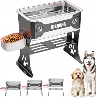 JDCQKHA large breed elevated water bowl stand image