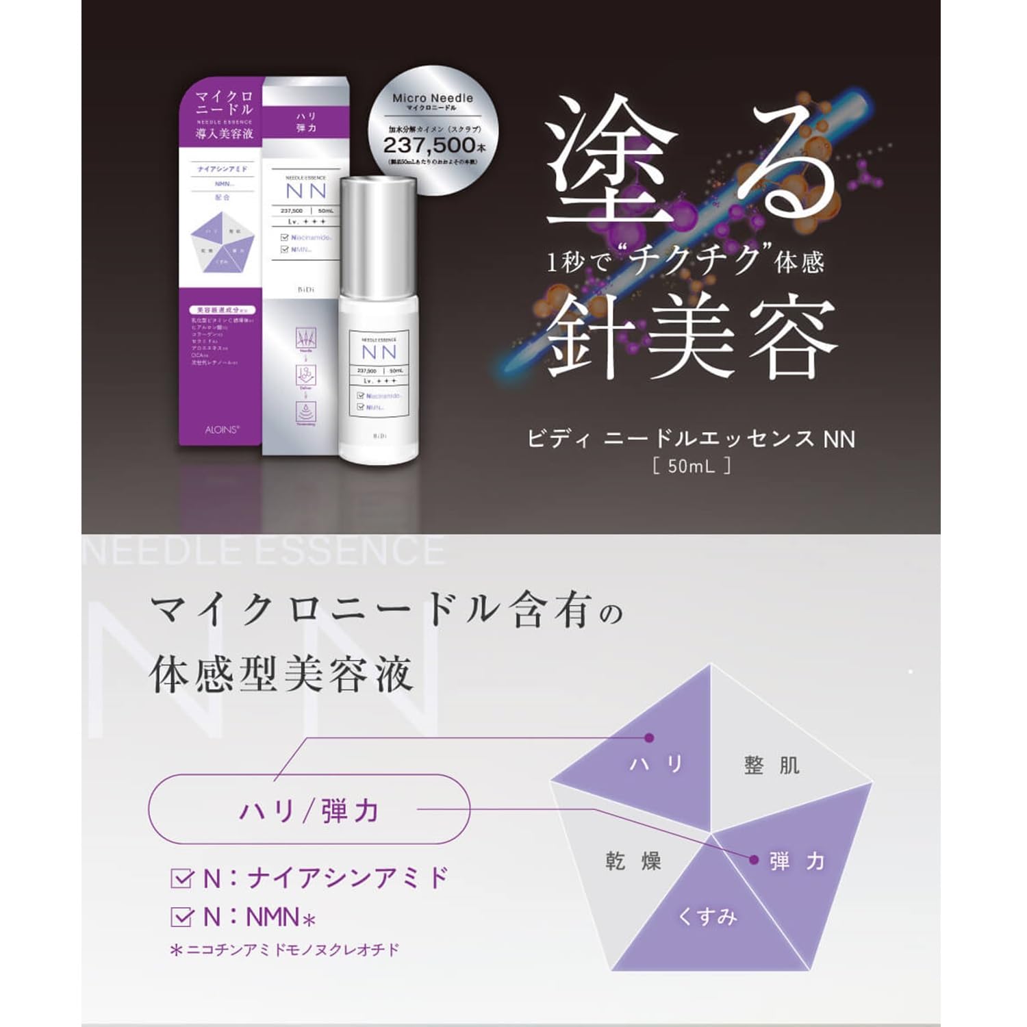 Amazon.co.jp: ビディ ニードルエッセンスNN 50ml 導入美容液 針美容液