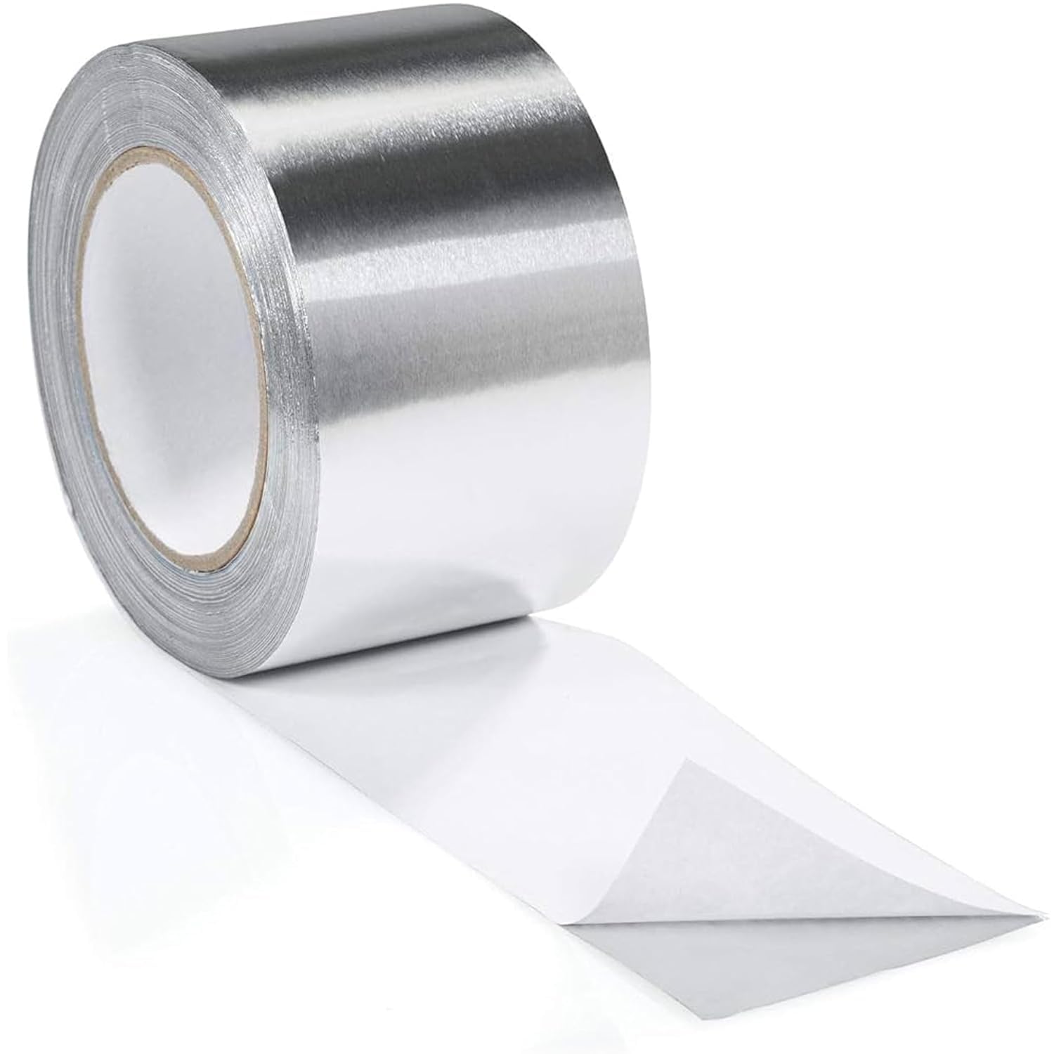 Trade Store Reinforced Aluminium Foil Tape - 12 x 48mm x 45m Roll - High Tack, Tear Resistant - Ideal for HVAC, Insulation, Duct Sealing - Water & Weather Resistant - Enhances Energy Efficiency (12)