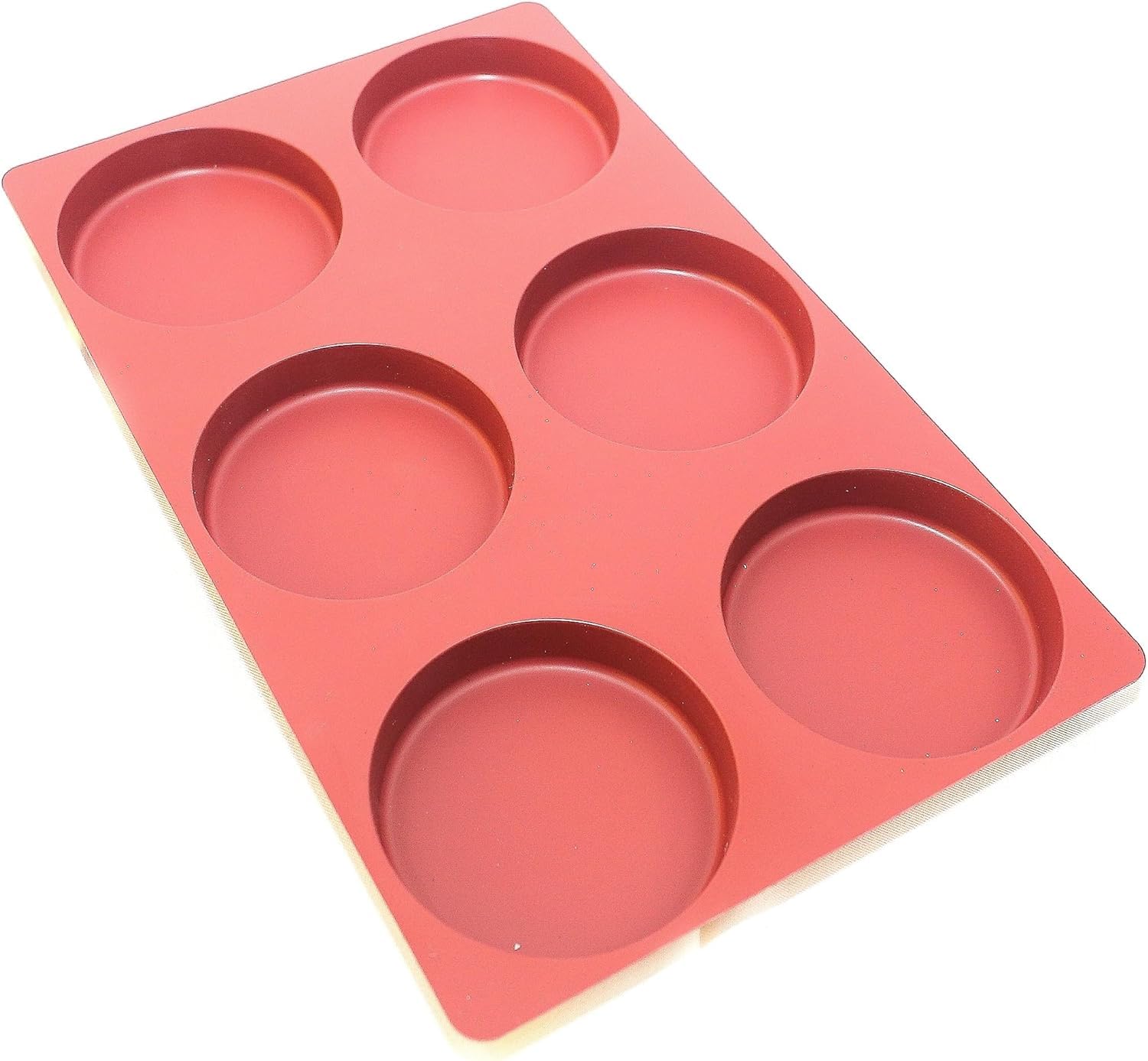 Maé Innovation Forma silikonowa 40x30cm - 6 cylindrów (Ø10x2cm na wnękę) - nieprzywierająca - 100%-Premium - Made in France