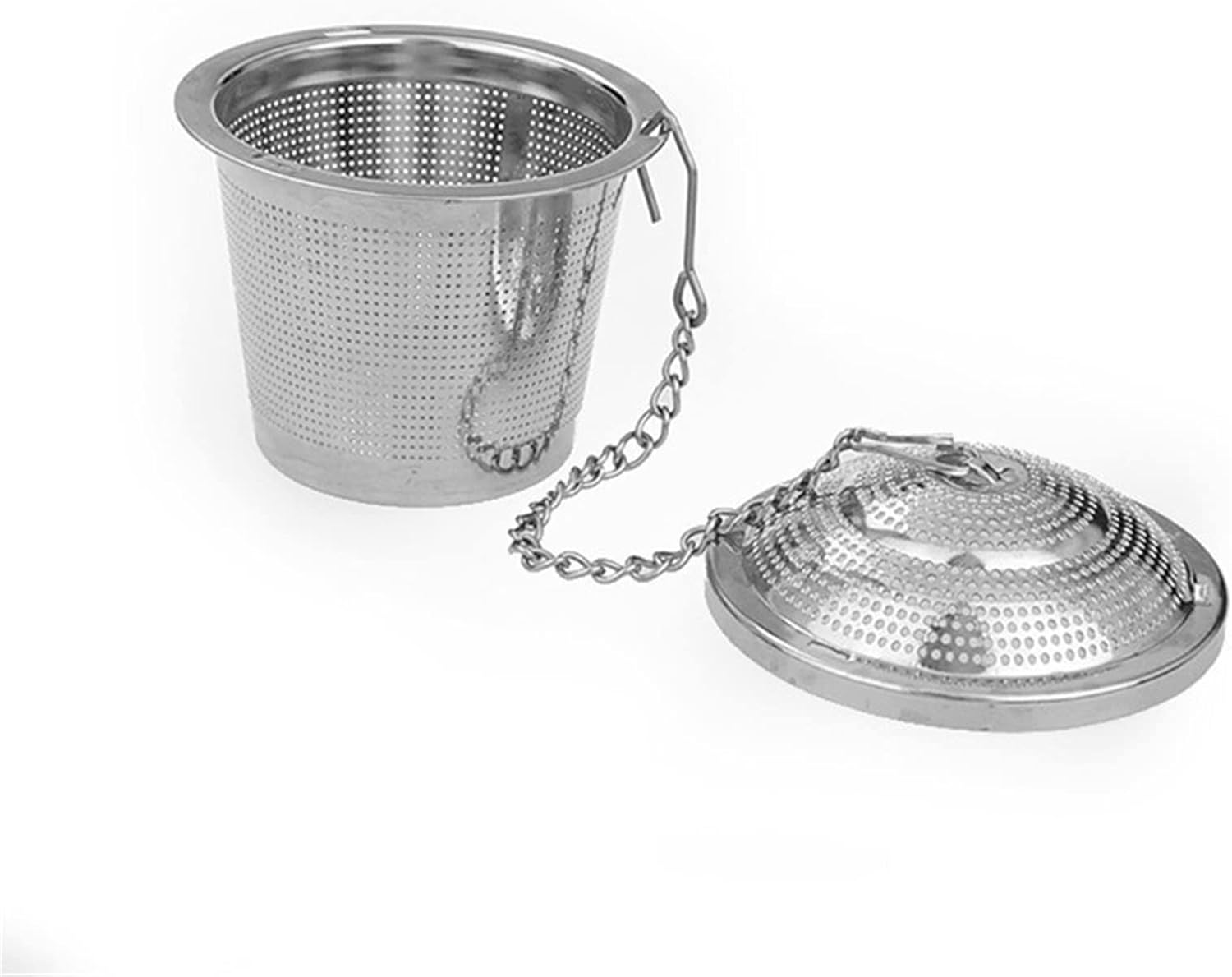 Tea Strainer， Stainless Steel mesh Filter Tea Ware Reusable Filter Tea Ware Loose teapot Leaf Spice Filter Tea Ware Filter Tea Ware mesh Tool Filtering