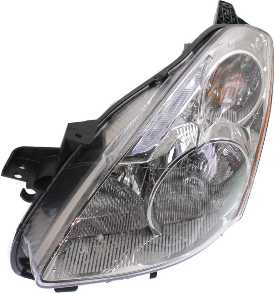 CarLights360: For Nissan Altima Headlight Assembly 2010 2011 2012 Driver Side w/Bulbs CAPA Certified-Replacement For NI2502190 Vehicle Trim: Sedan