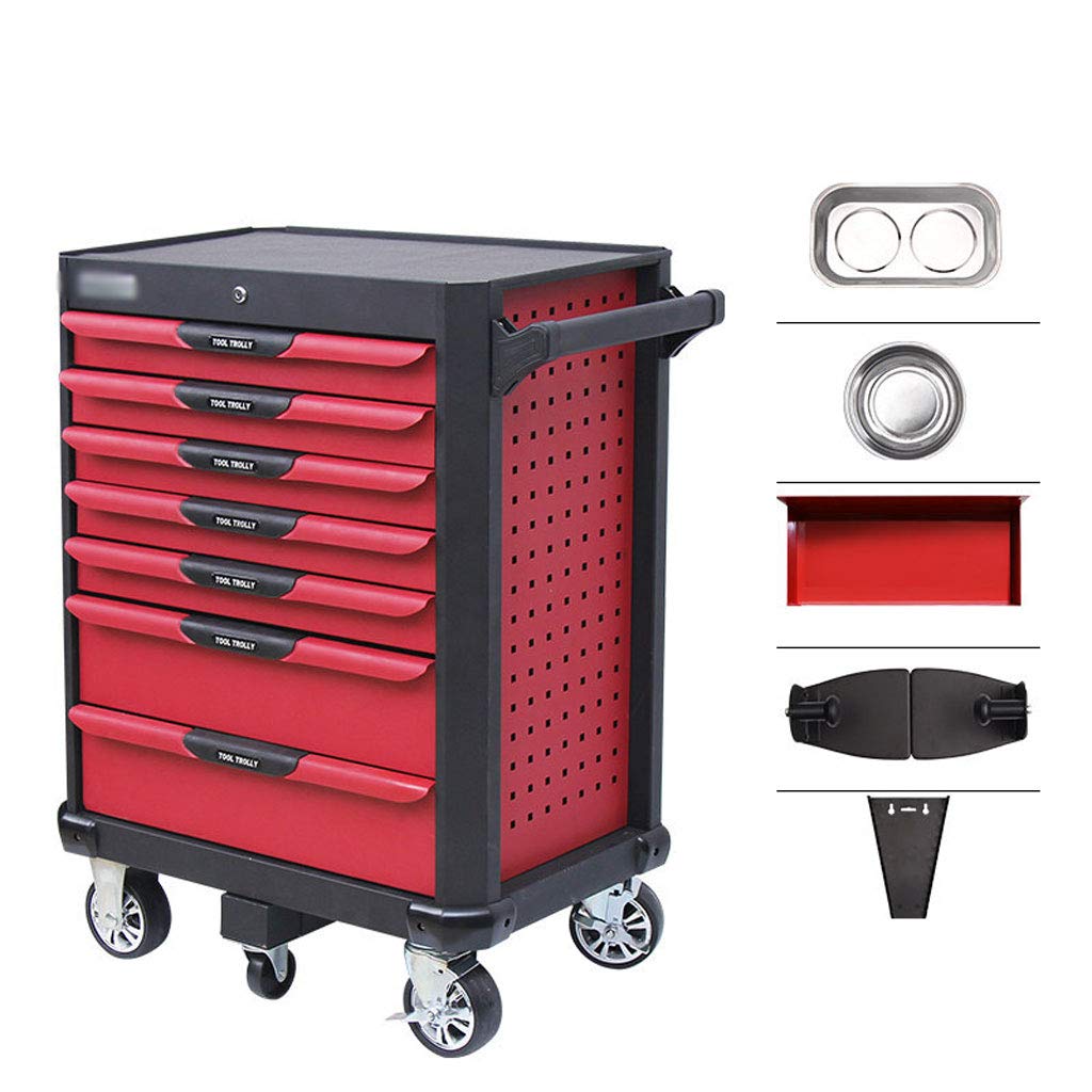 Buy GXFC Rolling Tool Chest Heavy Duty Tool Cart with 7 Sliding Drawers