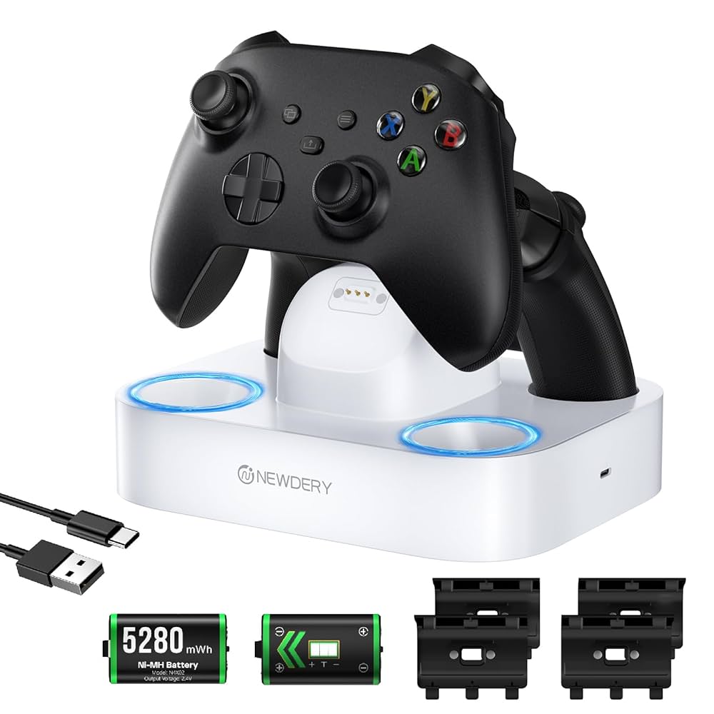 Amazon | NEWDERY Xbox Series X/S用 コントローラー 充電器 2台